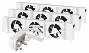 SpeedComfort Trio Set Vit Fläkt