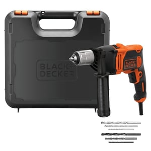 Black & Decker BEH850K 3100 RPM Central Lock Black, Orange