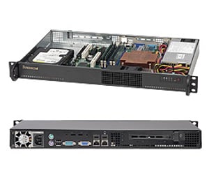 Supermicro SuperChassis 510-203B Rack Czarny 200 W