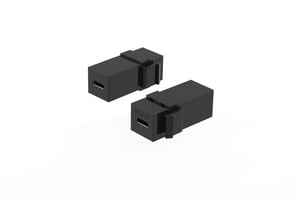 Microconnect USB-C Female-Female Keystone, bidirectional charging