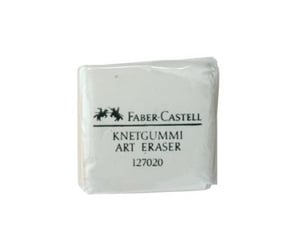 Faber-Castell 127154 suddgummi, vit, 1 st.