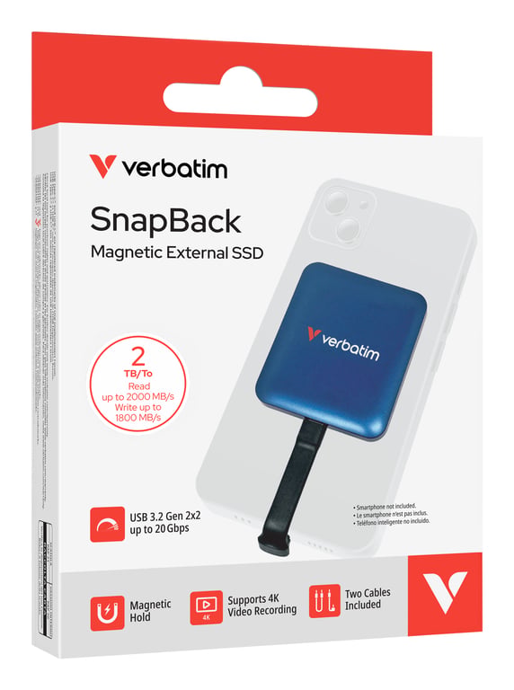 фото SSD накопитель Verbatim SnapBack 2 TB (32076) 3