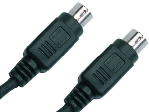 Jou Jye Computer A 1516 S-video-kabel 2 m S-Video (4-stifts) Svart