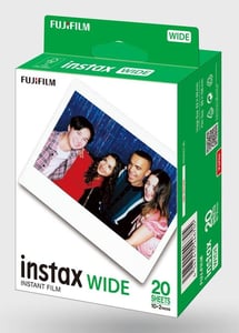 Fujifilm instax WIDE Sofortbildfilm, 20 Stück, 108 x 86 mm