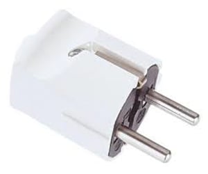 Bachmann 910.270 Electric Type F Power Plug, White