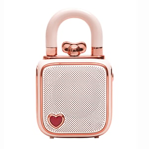 Divoom LoveLock tragbarer Mono-Lautsprecher, rosa, 5 W