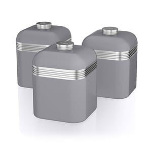 Swan Retro Tea, Coffee, and Sugar Container Set, 1 L