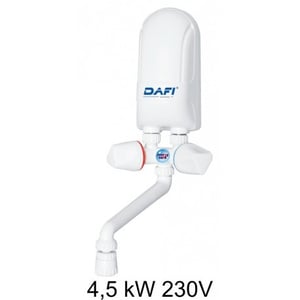 Dafi POZ03131 Vertical Tankless Water Heater, White