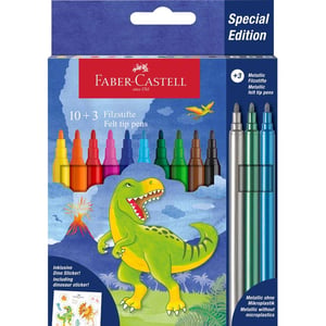 Faber-Castell 554214 Mehrfarbiger Filzstift, 13 Stück