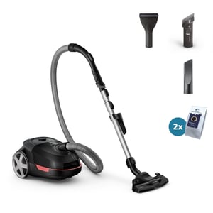 Philips 5000 Series XD5123/10 Vacuum Cleaner, 4 L, Cylinder, Dry, 900 W, Dust Bag