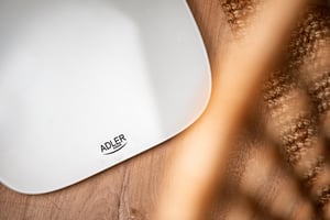 Adler AD 8176 waga Kwadrat Biały Elektroniczna waga osobista