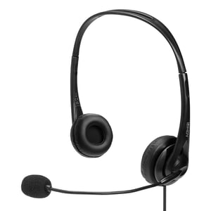 Lindy 20432 Kopfhörer/Headset, kabelgebunden, Headset, Büro/Callcenter, schwarz