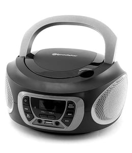 Roadstar CDR-365U/SL CD-Player Schwarz, Silber Tragbarer CD-Player