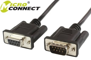 Microconnect SCSEHN3B Parallelkabel, schwarz, 3 m