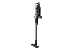 Beko VRT 65421 VC 2-i-1-dammsugare med stativ, batteridriven, torrdammsugning, utan påse, 0,7 l, 250 W, vit, röd