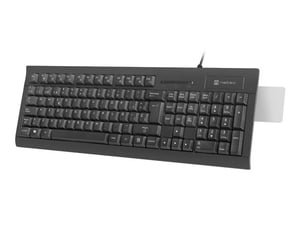 NATEC NKL-2052 Office USB QWERTY Keyboard, Spanish, Black