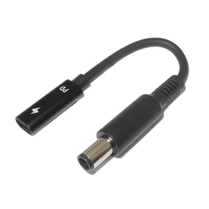 CoreParts MBXUSBC-CO0001 Adapter für USB-C-Kabel, 7,4 x 5 mm, schwarz