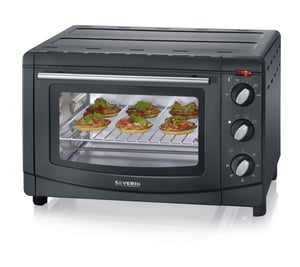 Severin TO 2067 Brödrost 20 l 1500 W Svart Grill