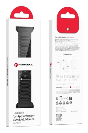 Forcell F-Design FA06 Pasek Czarny Silikon