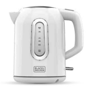 Black & Decker BXKE2204E 1.7 L 2200 W Electric Kettle, White