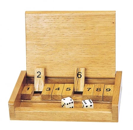 Goki Shut the box game Gra planszowa Strategia