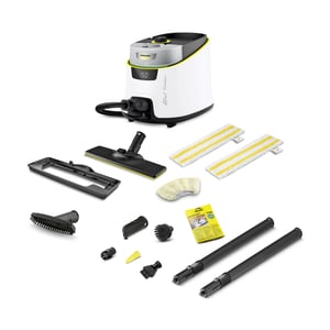 Kärcher SC 5 DELUXE SIGNATURE LINE Cylindryczna myjka parowa 1,3 l 2250 W Czarny, Biały