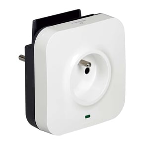 C2G 80791 Surge Protector Black, White 1 x power outlet