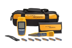 Fluke MicroScanner PoE-testare, svart, blå, gul
