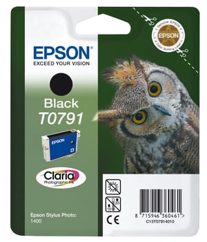 Epson Owl Wkład atramentowy Black T0791 Claria Photographic Ink