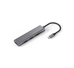 Extra Digital CA913459 huby i koncentratory USB 3.2 Gen 1 (3.1 Gen 1) Type-C 5000 Mbit/s Szary