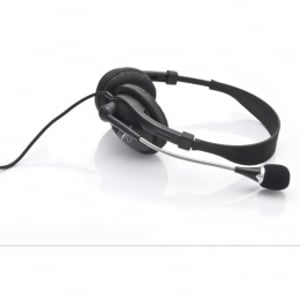 Esperanza EH115 hörlurar/headset Sladdanslutet Huvudband Samtal/musik Svart