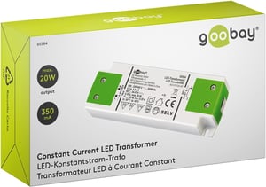 Goobay 65584 transformator prądu Biały, Zielony 0,35 A