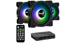 Aerocool Saturn 12F ARGB Pro PC-Gehäuse 12-cm-Lüfter Schwarz
