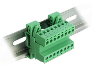 DeLOCK 66081 blok zaciskowy 8-pin Zielony