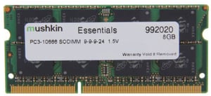 Mushkin SO-DIMM 8GB DDR3 Essentials moduł pamięci 1 x 8 GB 204-pin SO-DIMM