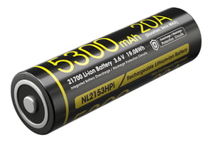 Nitecore NL2153HPI Household Battery Rechargeable 21700 Lithium-Ion (Li-Ion) Battery