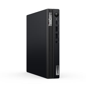 Lenovo ThinkCentre M70q Gen 5 Intel® Core™ i3 i3-14100T 8 GB DDR5-SDRAM 256 GB SSD Windows 11 Pro Mini PC Black