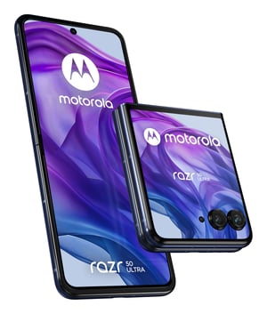 Motorola razr 50 ultra 17,5 cm (6.9") Dual SIM Android 14 5G USB Type-C 12 GB 512 GB 4000 mAh Marineblau (Marineblau)