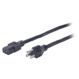 APC PWR C13 / 5-15P, 2,4 m Schwarz 2,44 m C13-Stecker NEMA 5-15P