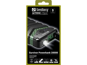 Sandberg Survivor Powerbank 20100