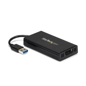 StarTech USB32DP4K externt grafikkort via USB, 3840 x 2160 px, svart