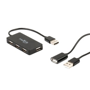 MaXlife OEM0002311 huby i koncentratory USB 2.0 480 Mbit/s Czarny