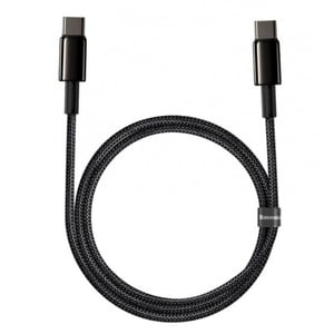 Baseus CATWJ-01 kabel USB 1 m USB C 100 W Schwarz
