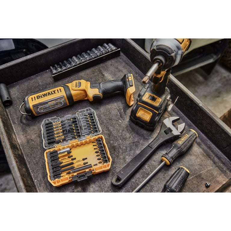 DeWALT DCF850N-XJ wkrętak zasilany/zakrętark udarowy 3250 RPM Czarny, Żółty