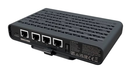 Mikrotik hAP be lite router bezprzewodowy Ethernet Dual-band (2.4 GHz/5 GHz) Czarny