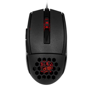 Tt eSPORTS VENTUS R Gamingmus, tvåhandsmodell, USB typ A, optisk, 5000 DPI