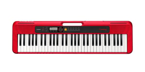 Casio CT-S200 MIDI-Keyboard mit 61 Tasten. USB Rot, Weiß