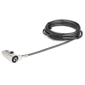StarTech LTLOCKNBL Cable Clamp, Black, Silver, 2.043 m