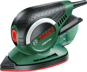 Bosch PSM Primo Multi-Sander 24,000 OPM Black, Green, Red, Silver