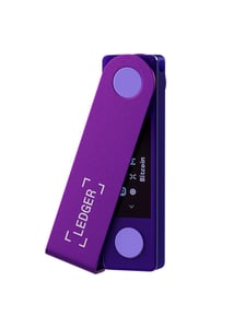 Ledger Nano X USB Flash Drive Hardware Wallet - Purple
